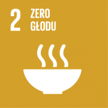 Cel 2: 	Wyeliminować głód, osiągnąć bezpieczeństwo żywnościowe<br> i lepsze odżywianie oraz promować zrównoważone rolnictwo